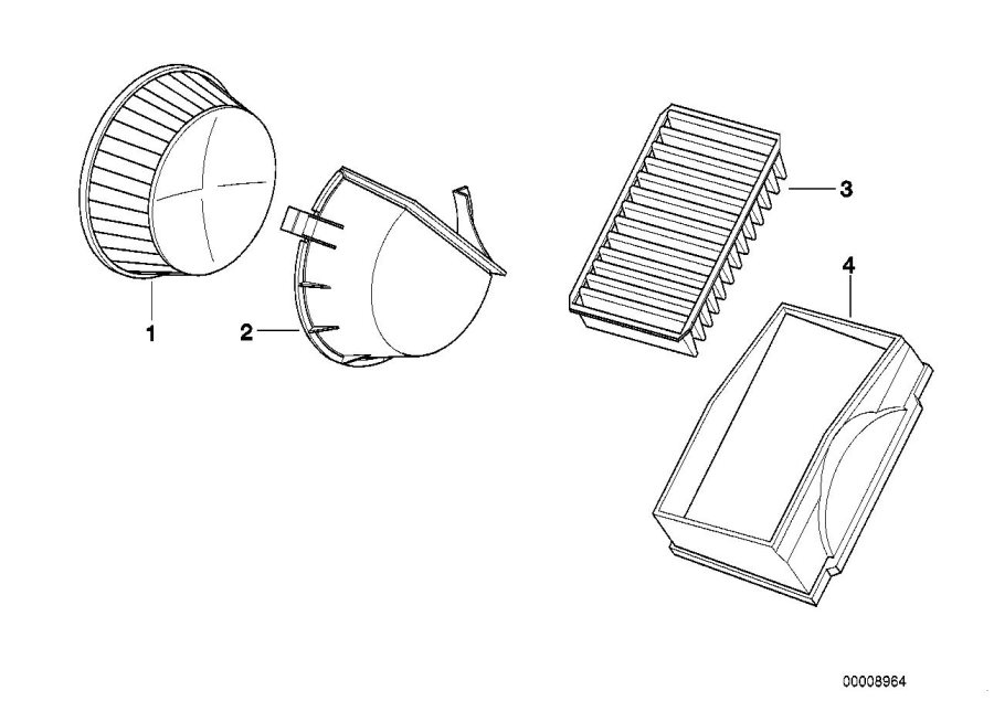 Diagram MICROFILTRE/MICROFILTRECOVER for your BMW