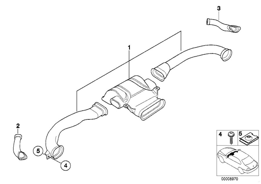 Diagram Air channel for your BMW