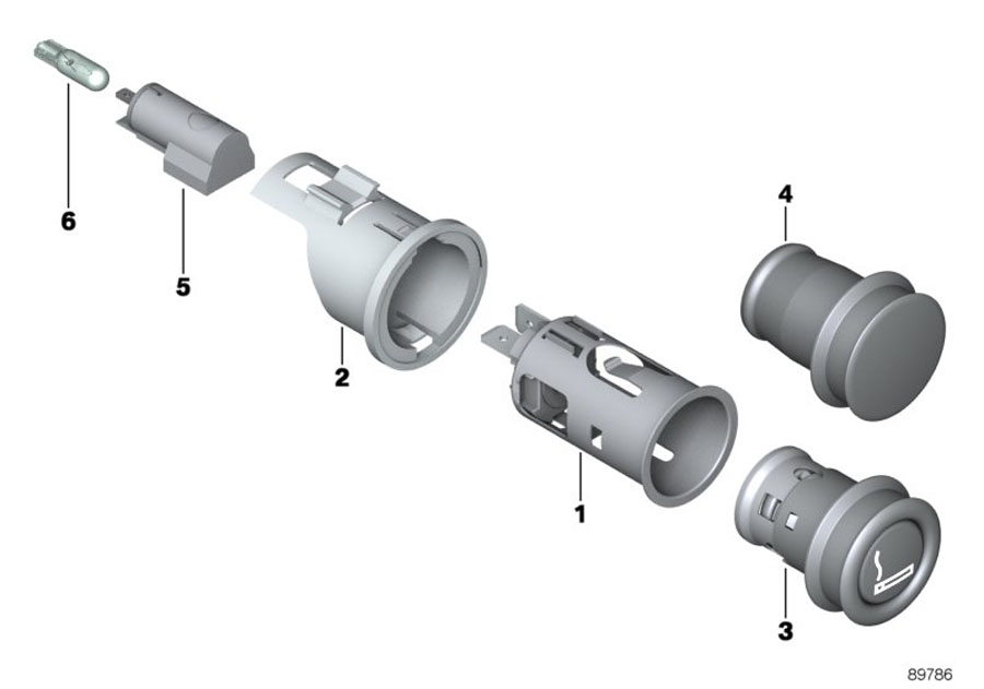 Diagram Cigarette lighter / sockets for your MINI