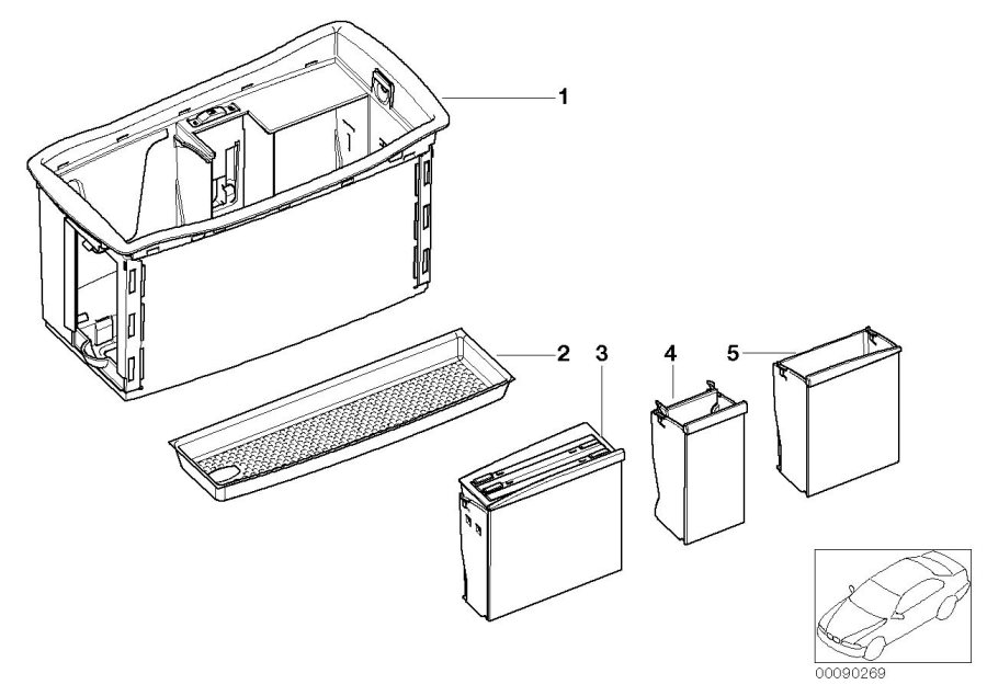 Diagram Retrofit, CD holder for your BMW 330e  