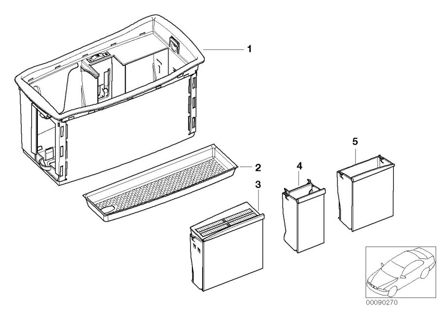 Diagram Retrofit, cassette holder for your BMW 330e  