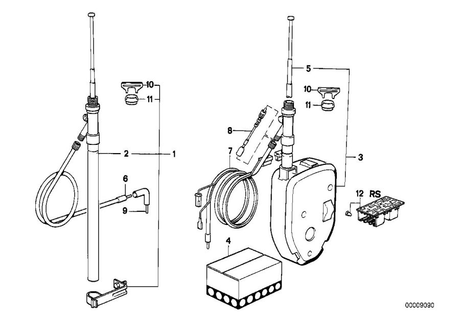 Diagram Antenna accessories for your 2014 BMW M6   