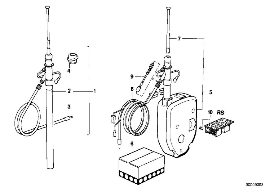 Diagram Antenna accessories for your 2014 BMW M6   