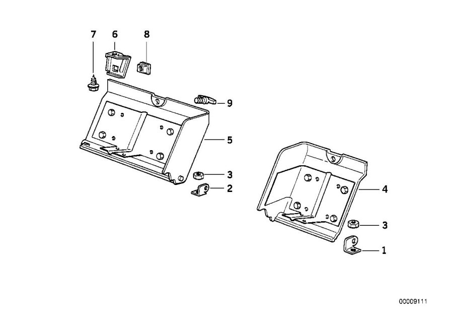 Diagram Trunk trim panel for your 2023 BMW X3  30eX 