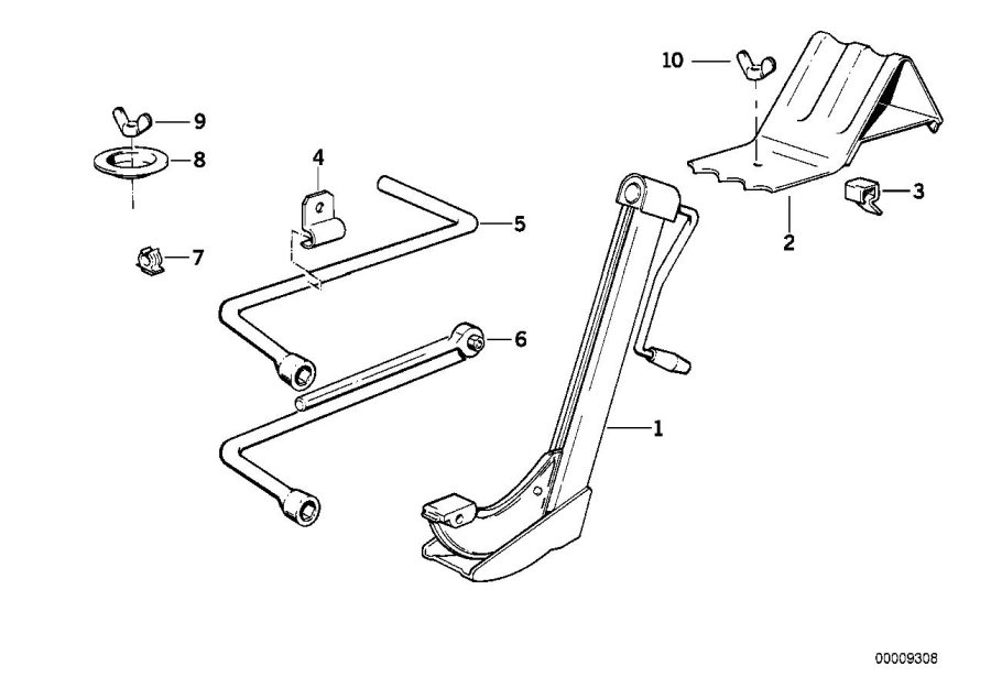 Diagram Car tool/Lifting jack for your 1992 BMW 735iL   