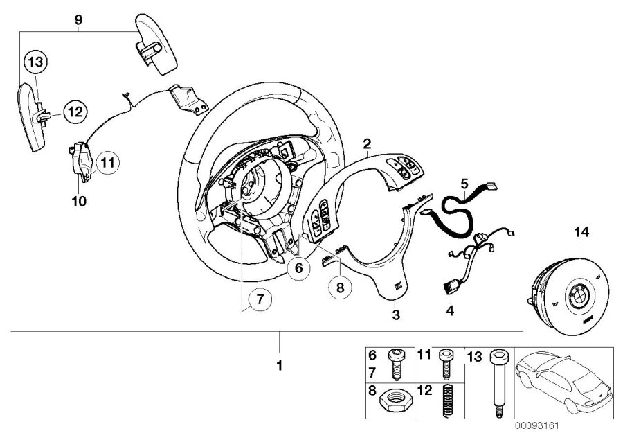 Diagram M sports strng whl,airbag, sequ. transm. for your 2018 BMW X2   