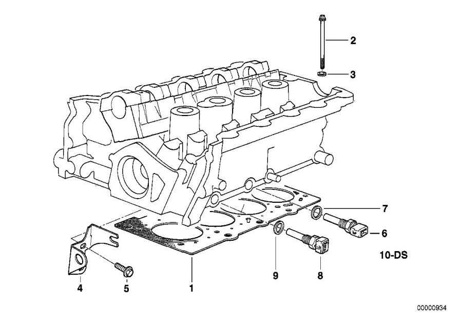 Diagram Cylinder Head Attached Parts for your 2015 BMW M235i   