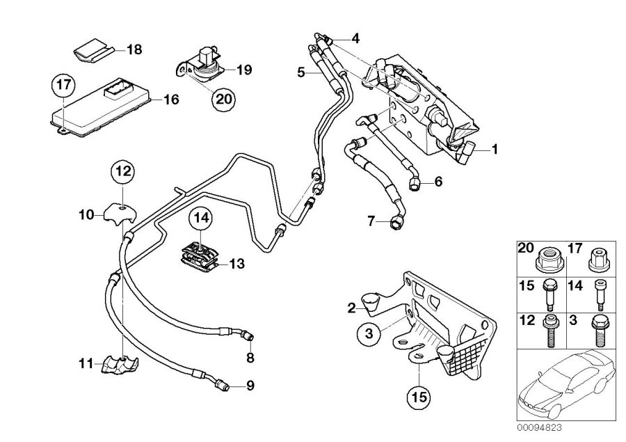 Diagram Valve block + add-on parts/Dynamic Drive for your BMW