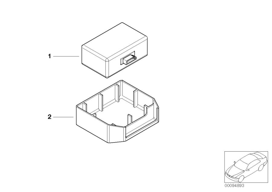 Diagram SINGLE COMPONENTS F RAIN SENSOR for your MINI