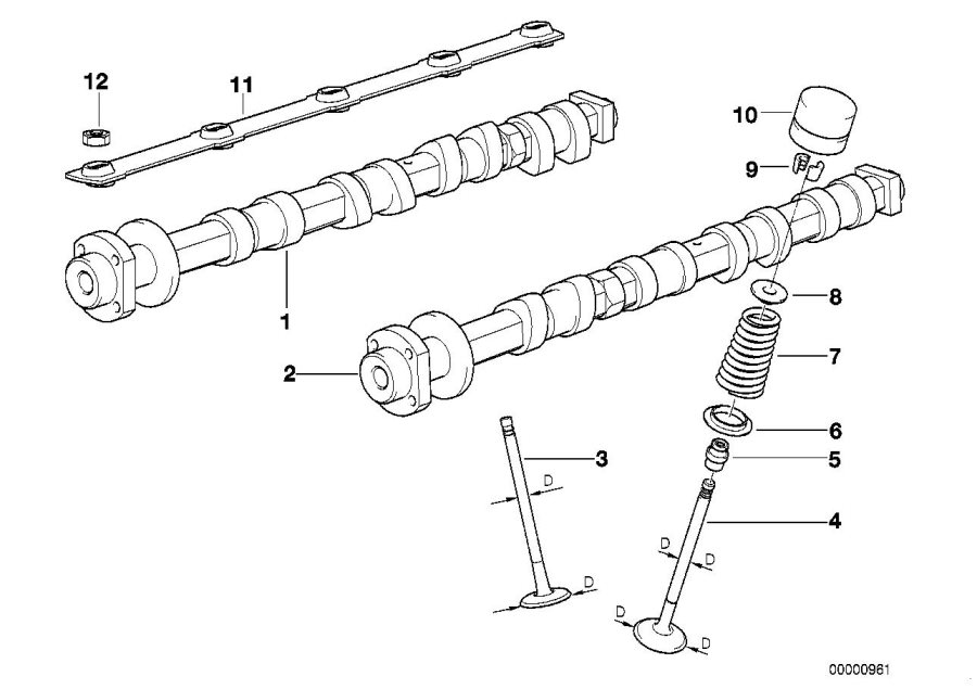 Diagram Valve Timing Gear - Cam Shaft for your 2009 BMW 535xi Touring/Wagon  