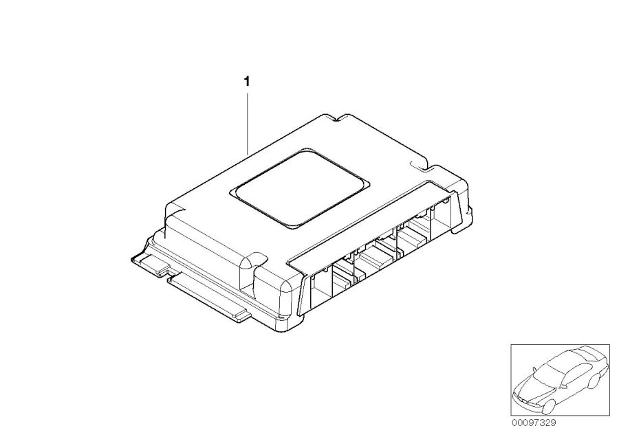 Diagram Basic control module SMG for your BMW