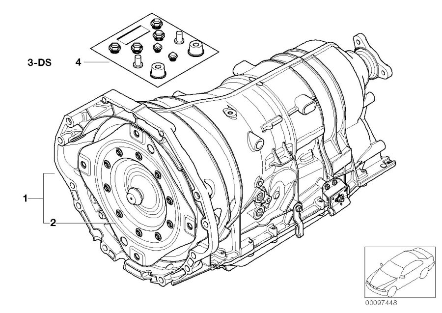 Diagram Automatic transmission GA6HP26Z for your 2016 BMW X1   