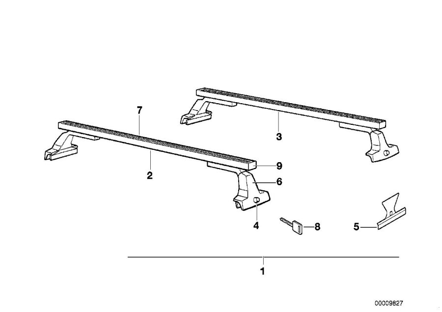 Diagram Rack support for your 2021 BMW 228i   