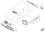Image of Gasket, trunk lid grip image for your 2006 BMW 760Li   