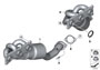 Image of RP exhaust manifold with catalytic conv. ZYL.4-6 (ULEV2) image for your 2005 BMW 750i   