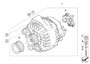 Image of RP REMAN alternator. 220A image for your BMW