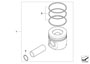 Image of Piston. 84,210MM(+0,25) image for your 2012 BMW M6   