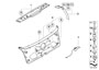 Image of Emergency control, trunk lid, top image for your 2008 BMW 118i  5 Door 