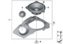 Image of HiFi loudspeaker carrier, left. HIFI-SYSTEM image for your BMW