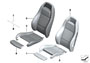 Image of COVER THIGH SUPPORT. ELFENBEINWEISS image for your 2023 BMW X3  30eX 