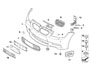 Image of Set of mounted parts, bumper, front. VALUE PARTS image for your 2009 BMW 328i   