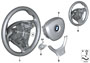 Image of Cover, M steering wheel, black, multif. SPORTLENKRAD image for your 2011 BMW 750i   