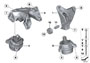 Image of Engine mount, right image for your 2007 BMW M6   