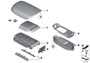 Image of Cover, armrest, lower section image for your BMW