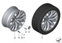 Image of Light alloy rim. 8,5JX19 ET:25 image for your BMW 530iX  