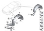 Image of Cover, wheel housing, front left image for your 2006 BMW M5   
