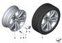 Image of Light alloy rim. 10JX20 ET:41 image for your BMW