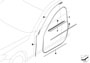 Image of Seal, door seam, roof front left image for your BMW