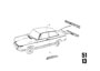 Image of MOLDING RIGHT image for your 2020 BMW 750iX   