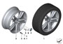 Image of Light alloy rim. 8,5JX20 ET:25 image for your 2012 BMW 750iX   
