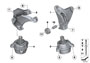 Image of Engine mount, left image for your BMW