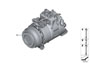 Image of Air cond.compressor w/ magnetic coupling. R134A image for your 2012 BMW 740Li   