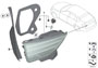 Image of Rear light in trunk lid, right image for your BMW