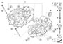 Engine housing mounting parts