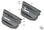 Image of DOOR LINING LEATHER REAR LEFT. INDIVIDUAL image for your 2010 BMW 740Li Automatic Sedan 