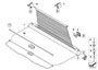 Image of Support dividing net, rear right image for your BMW