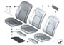 Image of Foam element, Comfort, backrest image for your BMW