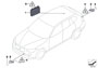 Image of Ultrasonic sensor, Glacier Silver. WA83 image for your 2015 BMW X1   