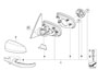 Image of heated outside mirror, left image for your 2014 BMW 320iX   