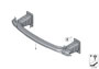 Image of Carrier, bumper front image for your 2004 BMW 645Ci Convertible  