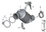 Image of Holder catalytic converter near engine image for your 2013 BMW 640iX   