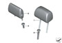 Image of Headrest Basis, leather. ZIMTBRAUN image for your 2007 BMW M6   