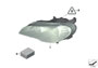 Image of AHL-xenon headlight, right image for your 2004 BMW 645Ci   