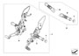 Image of Footrest plate, left image for your 2015 BMW S1000R   