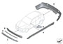 Image of Ext. mirror shroud matt silver, left image for your 2010 BMW X6   