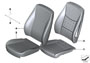 Image of LEFT BACKREST UPHOLSTERY image for your BMW